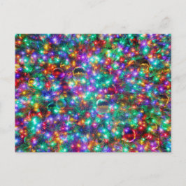 Cartão Postal De Festividades Luxury Christmas Pattern