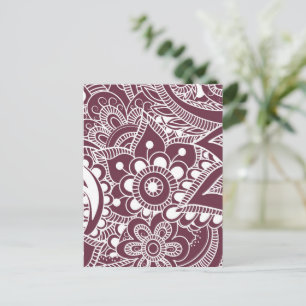 Cartão Postal De Festividades Luxury Mandala 44