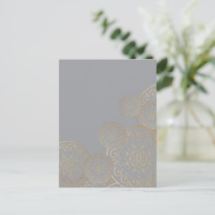 Cartão Postal De Festividades Luxury Mandala 49