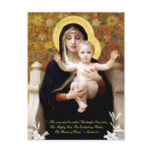 Madonna & Child by Bouguereau Biblical Quote
