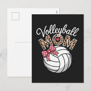 Cartão Postal De Festividades Mãe de Volei