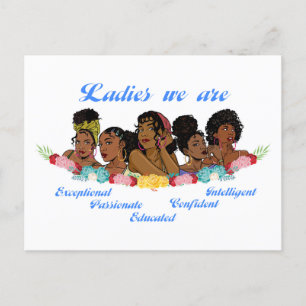 Cartão Postal De Festividades Mágica menina negra, pata de melanina, irmã, esqui