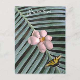 Cartão Postal De Festividades Magnolia art