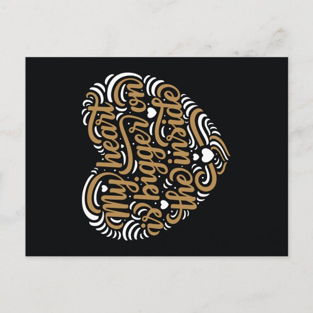 Cartão Postal De Festividades MAIOR NO DENTRO / Dia de os namorados Postal (Frente)