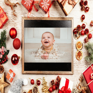 Cartão Postal De Festividades Mais Alegria Este Ano Novo Bebê Natal