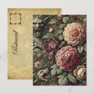 Cartão Postal De Festividades Mais alto que Blooms - Vitoriano Gótico