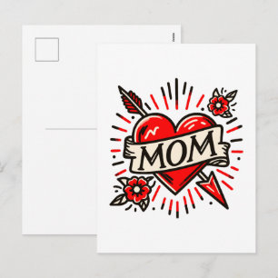 CARTÃO POSTAL DE FESTIVIDADES MAMÃE