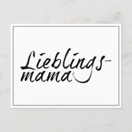 Cartão Postal De Festividades MamaFavorita