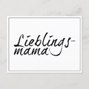 Cartão Postal De Festividades MamaFavorita