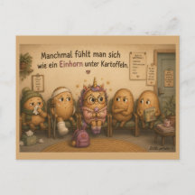 Manchmal fühlt man sich - Einhorn - Wartezimmer
