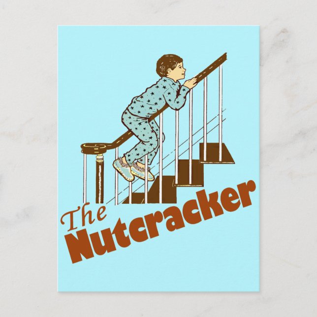 Cartão Postal De Festividades Manhã De Natal O Quebra-Nozes (Frente)
