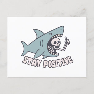 Cartão Postal De Festividades Mantenha-se positivo