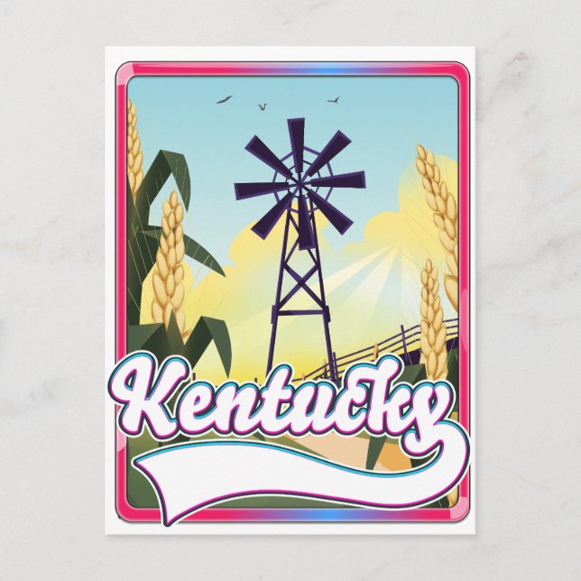 Cartão Postal De Festividades Mapa de Viagem da Ilha Bathurst Canada (Frente)