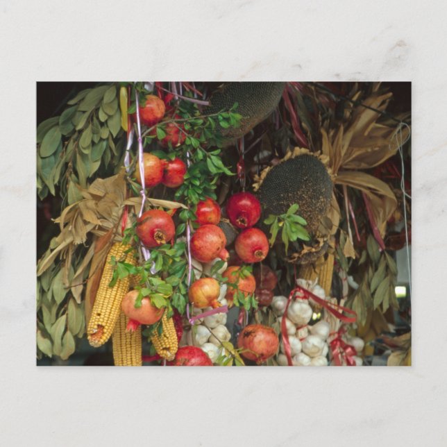 Cartão Postal De Festividades Market Stall Florence (Frente)