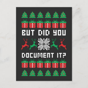 Cartão Postal De Festividades Mas Você Documentou isso