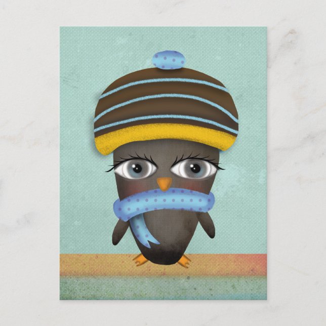 Cartão Postal De Festividades Masculine Christmas Greeting (Frente)