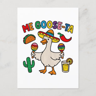 Cartão Postal De Festividades Me Goose-Ta Engraçado Espanhol Mexicano