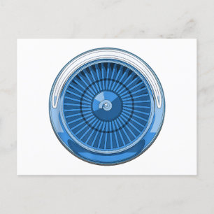 Cartão Postal De Festividades Mecanismo Jet