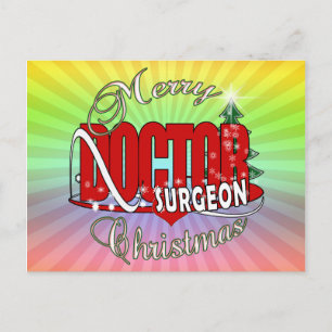CARTÃO POSTAL DE FESTIVIDADES MÉDICO DO CIRURGIÃO DE NATAL