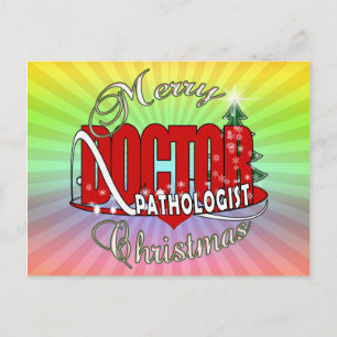 CARTÃO POSTAL DE FESTIVIDADES MÉDICO PATOLOGISTA DE NATAL