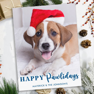 Cartão Postal De Festividades Melhor Ano Em Que O Cachorro De Quarentena Azul Fo