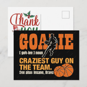 Cartão Postal De Festividades Melhor Camiseta Engraçada de Pai de Basquete Ever