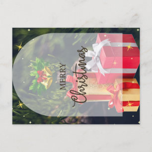 CARTÃO POSTAL DE FESTIVIDADES MERRY CHRISTMAS