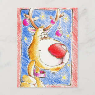 Cartão Postal De Festividades Merry Christmas!