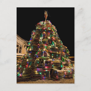 Cartão Postal De Festividades Merry Christmas From Maine Postcard