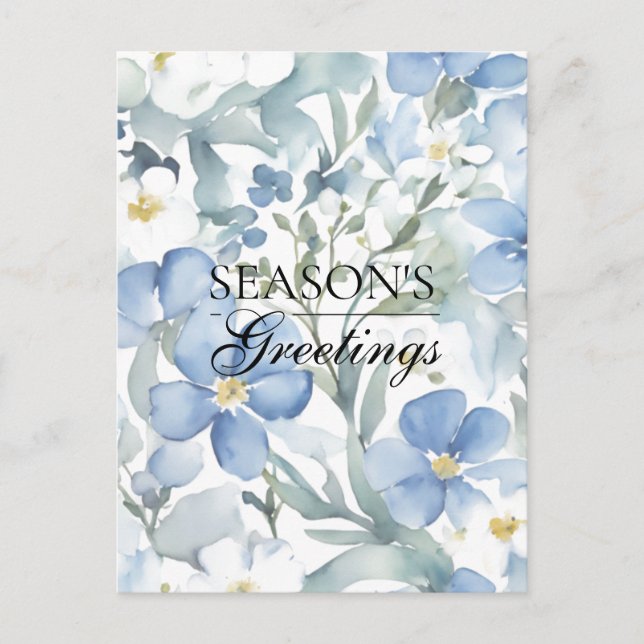 Cartão Postal De Festividades Merry Christmas Happy New Year Holiday Season Card (Frente)