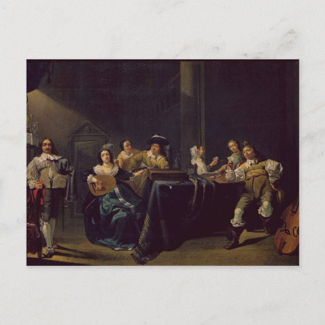 Cartão Postal De Festividades Merry Company (Frente)