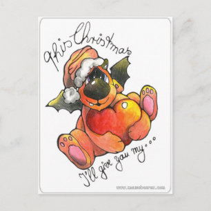 Cartão Postal De Festividades merry xmas, weihnachten alegre postkarte post card