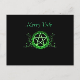 Cartão Postal De Festividades Merry Yule post card