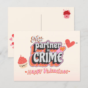 Cartão Postal De Festividades Meu parceiro no crime
