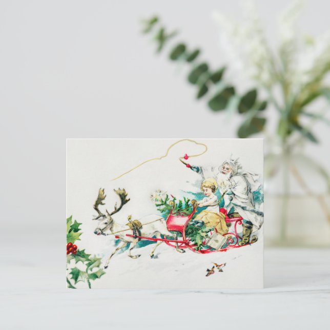 Cartão Postal De Festividades Meu Querido Amigo, Natal (Em pé/Frente)