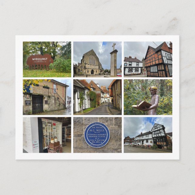 Cartão Postal De Festividades Midhurst (Frente)