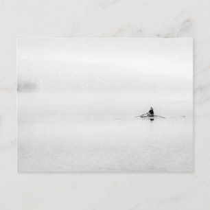 Cartão Postal De Festividades Minimalismo de solteiro Scull