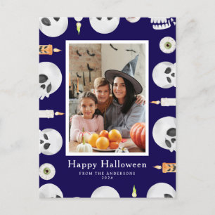 Cartão Postal De Festividades Mínimalista Moderno Spooky Feliz Halloween 1 Foto
