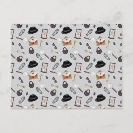 Cartão Postal De Festividades Mistério Crianças Secretas Agente Espião Tema do D