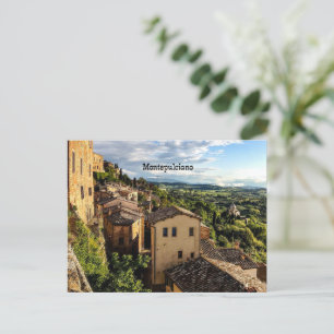 Cartão Postal De Festividades Montepulciano, Toscana, Itália