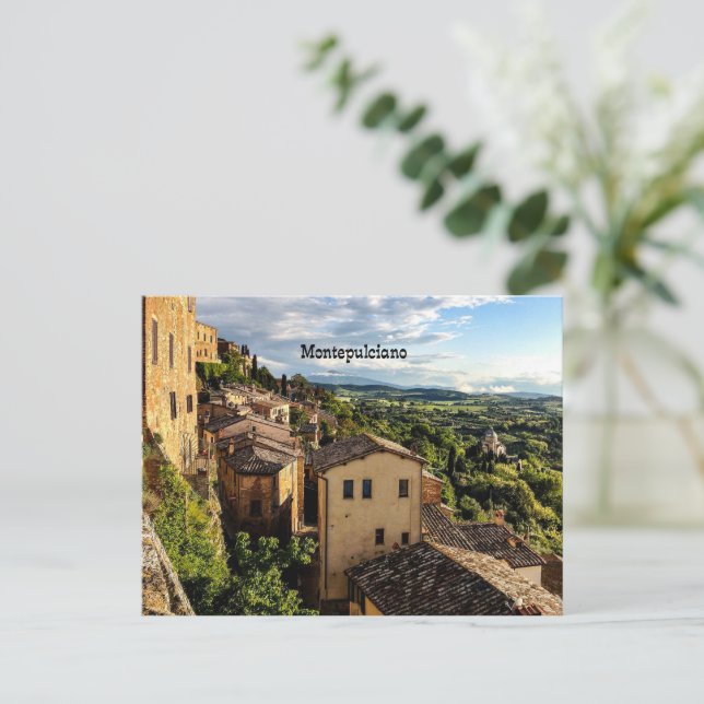 Cartão Postal De Festividades Montepulciano, Toscana, Itália (Em pé/Frente)