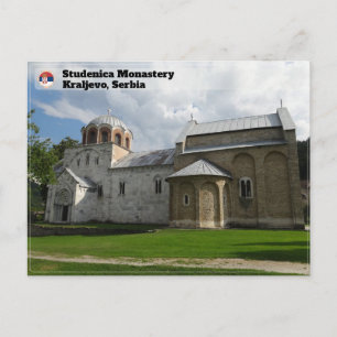 Cartão Postal De Festividades MOSTEIROS SÉRVIOS - Mosteiro de Studenica