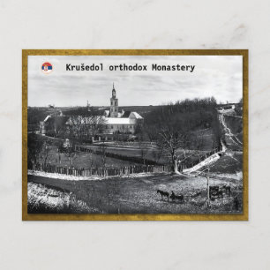 Cartão Postal De Festividades MOSTEIROS SÉRVIOS - Mosteiro Krušedol 2