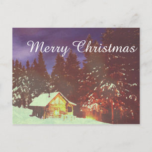 Cartão Postal De Festividades Motivo para o inverno maravilhoso do Natal