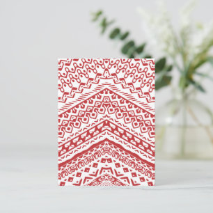 Cartão Postal De Festividades Motivos Étnicos 3