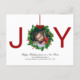 Cartão Postal De Festividades Movimento de Foto Botânica da Terra de Natal da Al