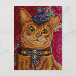 Cartão Postal De Festividades "Mr. Meowington" postcard