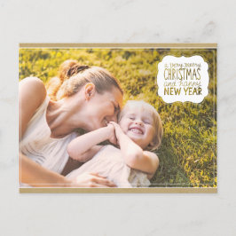 Cartão Postal De Festividades Muito feliz cartão de Posto de Natal e Feliz ano n