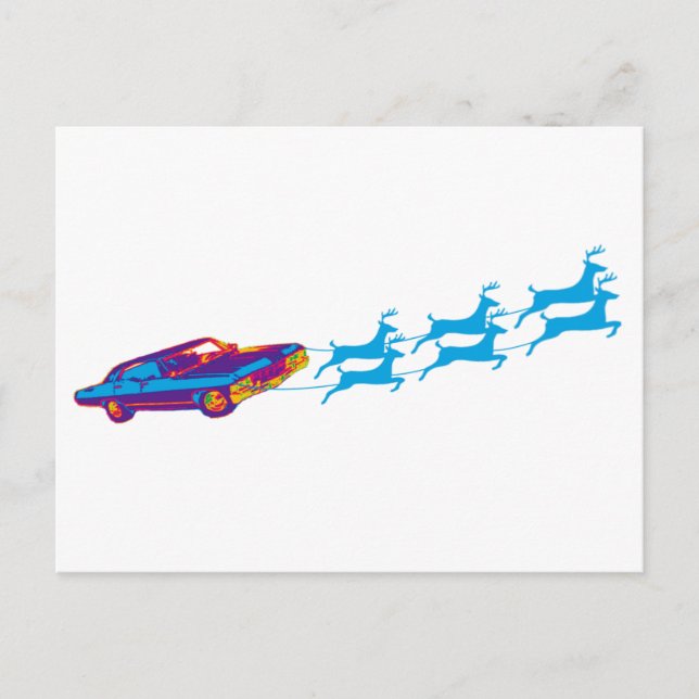 Cartão Postal De Festividades Muito Natal de Supernaturnal (Frente)