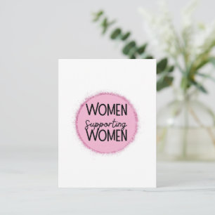 Cartão Postal De Festividades mulheres apoiando mulheres 